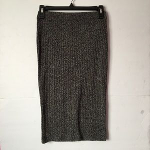 F21 Gray Pencil Skirt